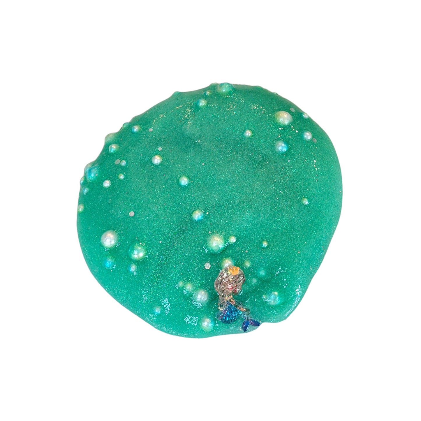 Sea Foam Mermaid Clear Slime~fuzzy slimes ~coconut lime scent