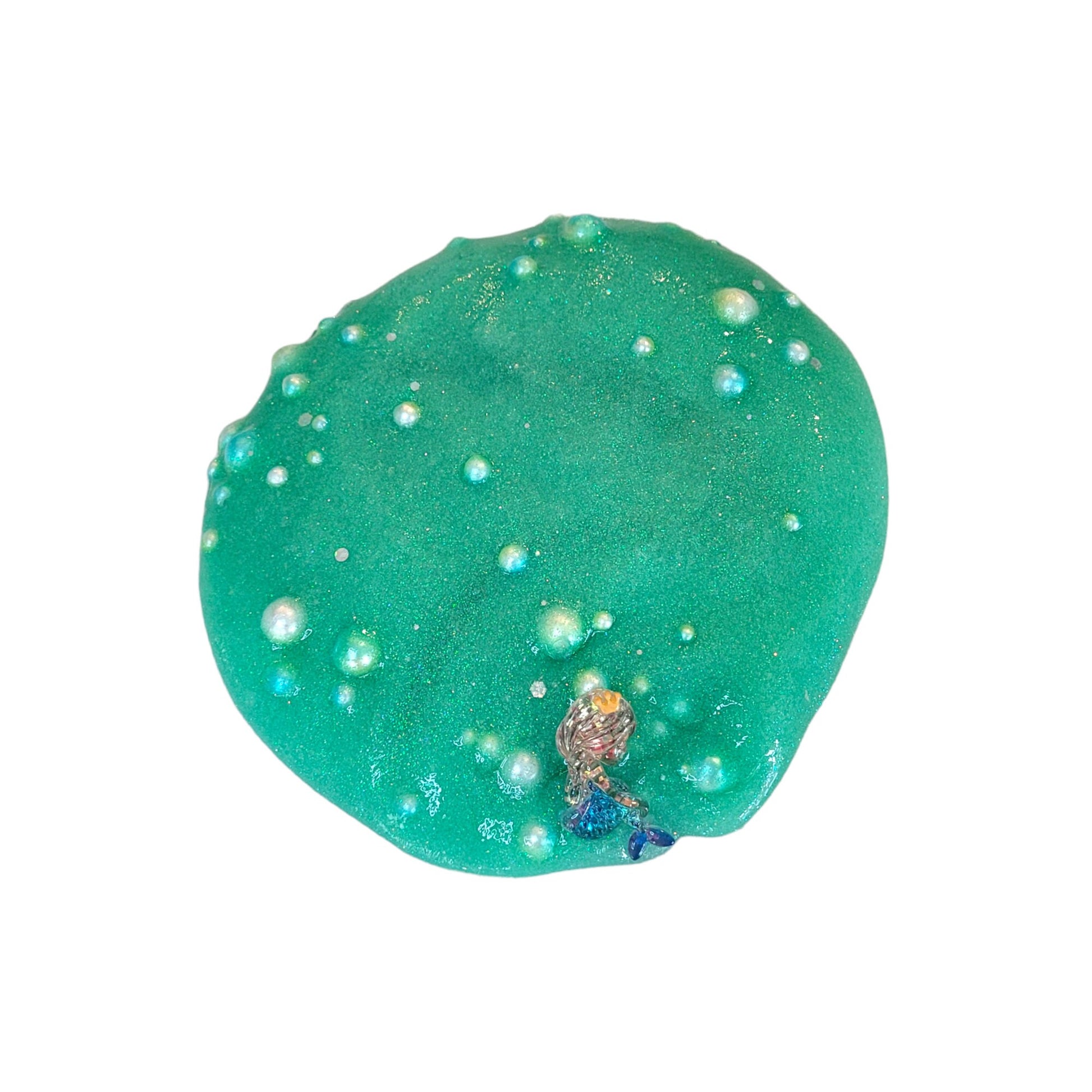 Sea Foam Mermaid Clear Slime~fuzzy slimes ~coconut lime scent