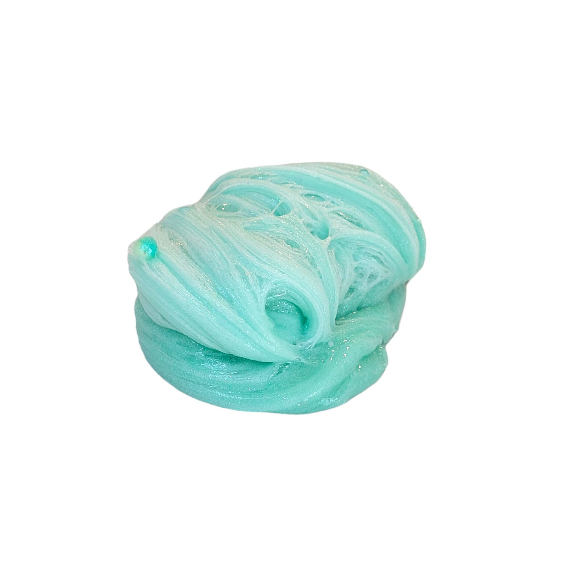 Sea Foam Mermaid Clear Slime~fuzzy slimes ~coconut lime scent