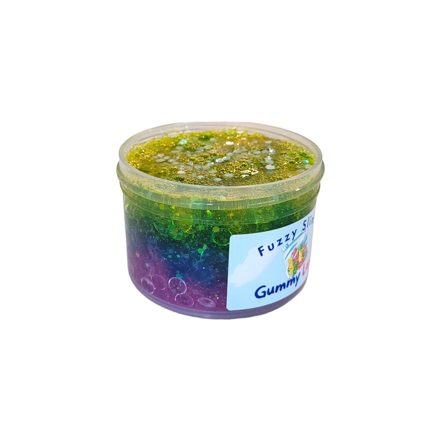 Gummy Land Fish Bowl Bead Slime ~Fuzzy Slimes ~ Candy Scent