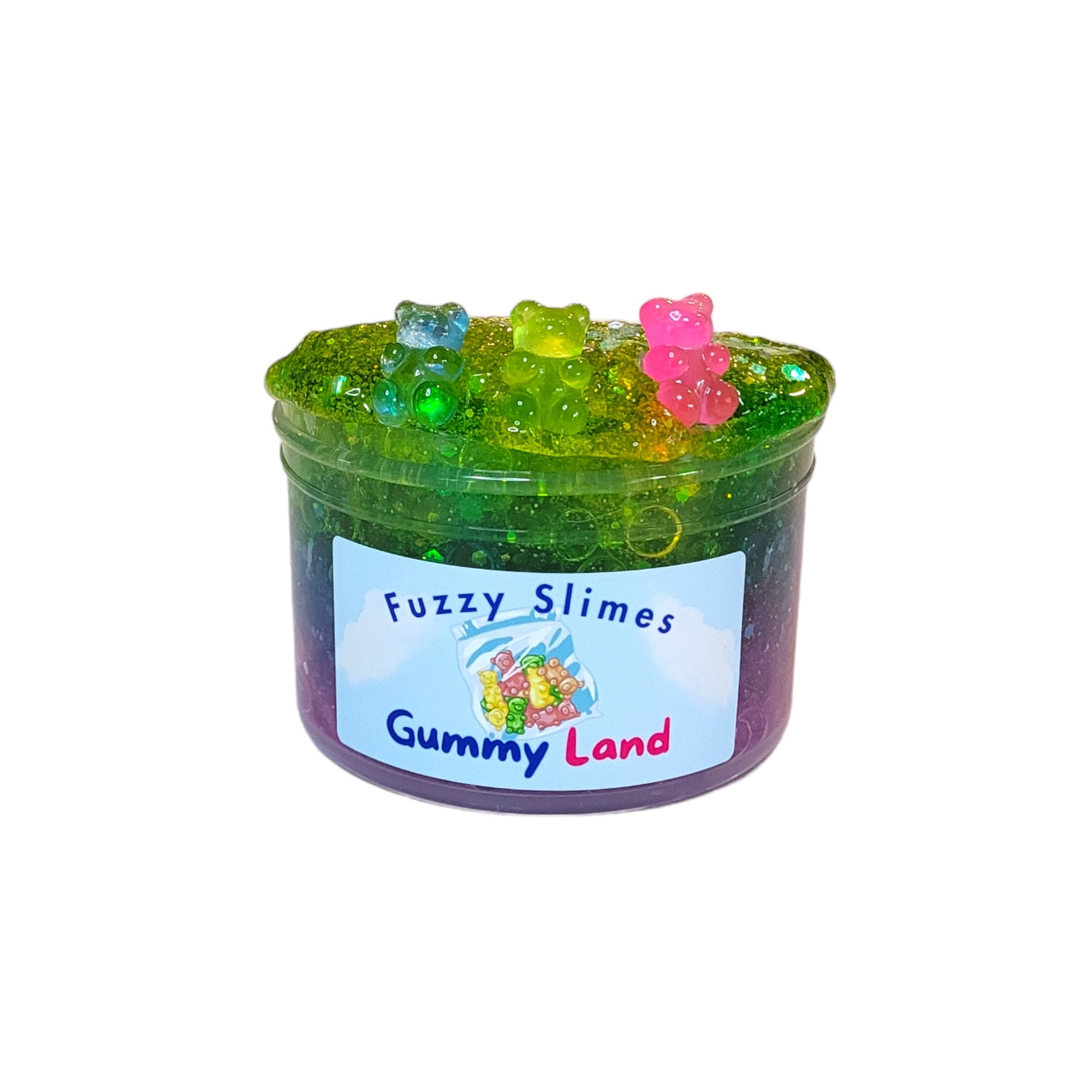 Gummy Land Fish Bowl Bead Slime ~Fuzzy Slimes ~ Candy Scent