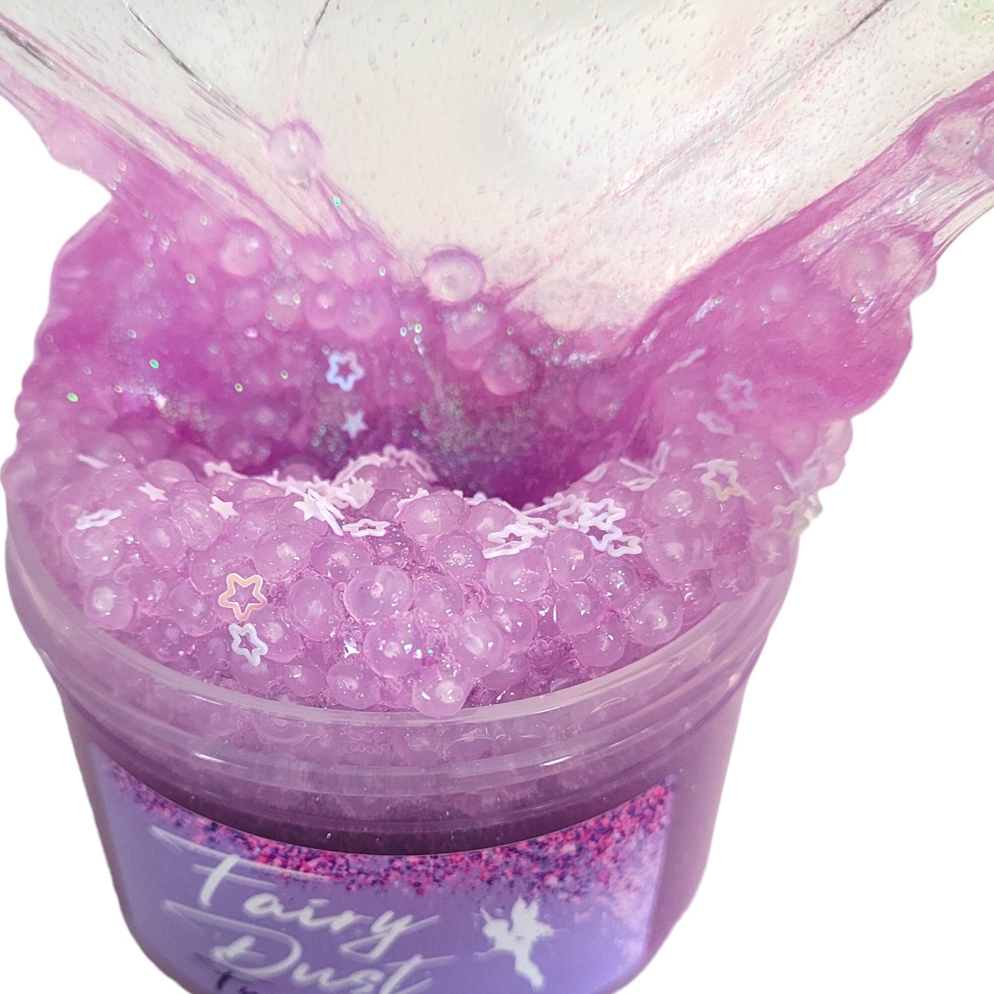 Fairy Dust Slushie slime ~ fuzzy slimes~ sweet pea scent