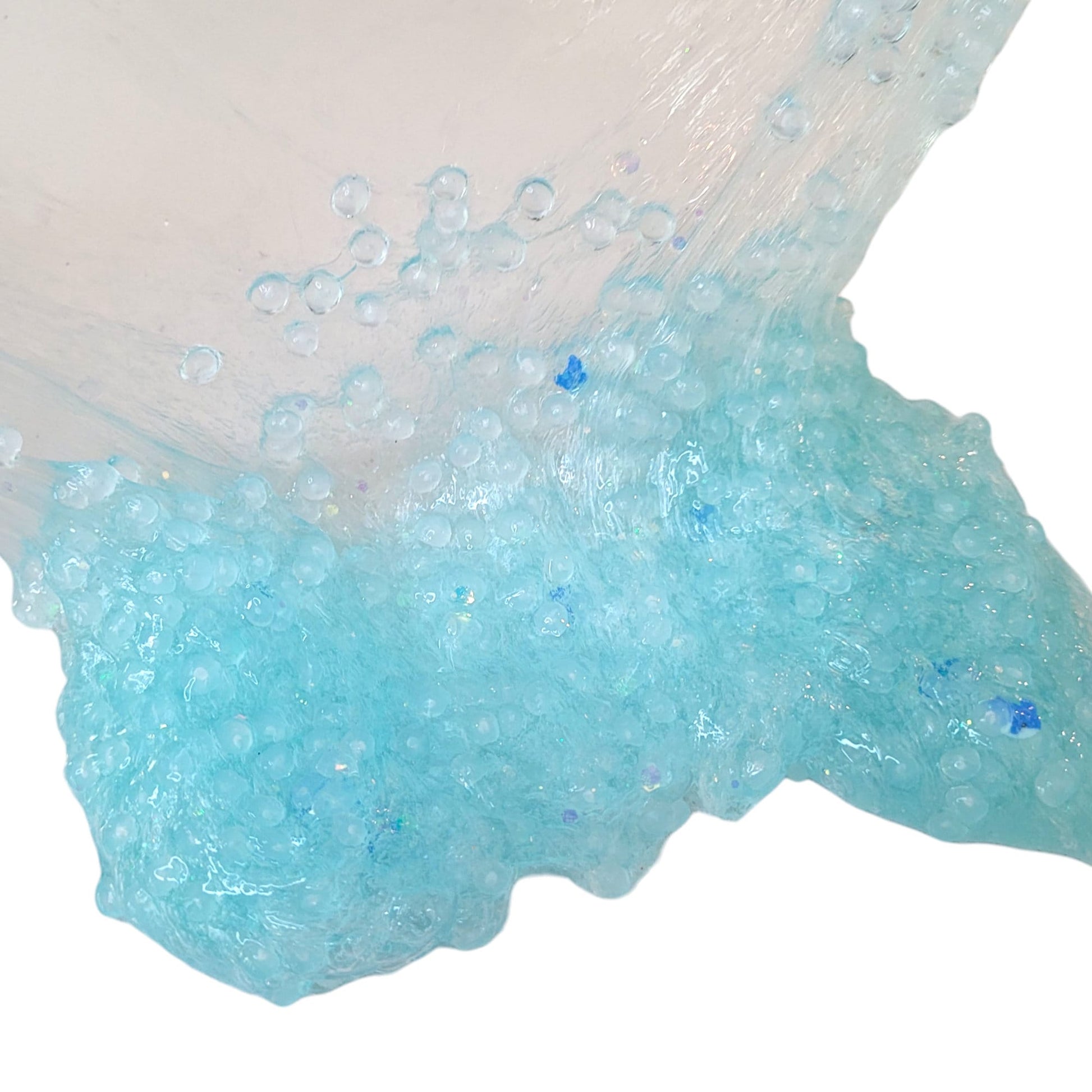 Frozen Slushie slime ~ fuzzy slimes~ blue raspberry scent