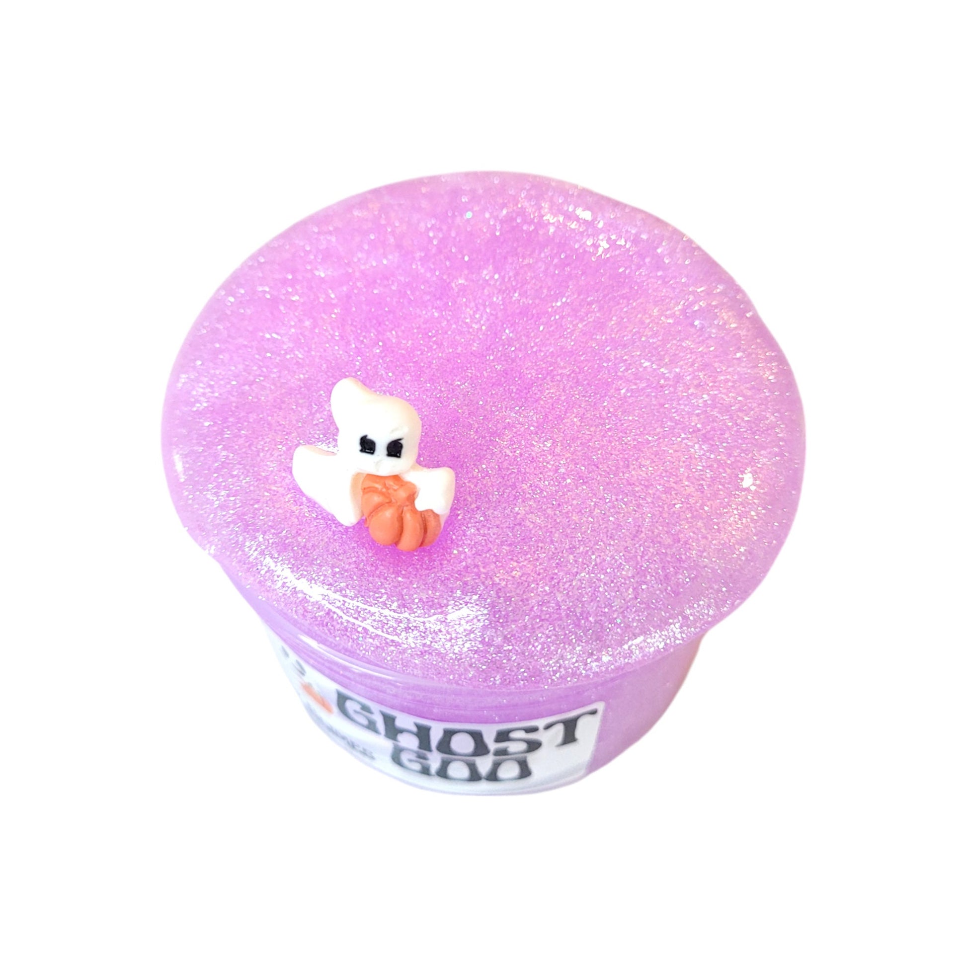 ghost goo clear or water slime, Fuzzy Slimes, grape scent