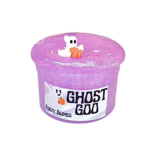 ghost goo clear or water slime, Fuzzy Slimes, grape scent