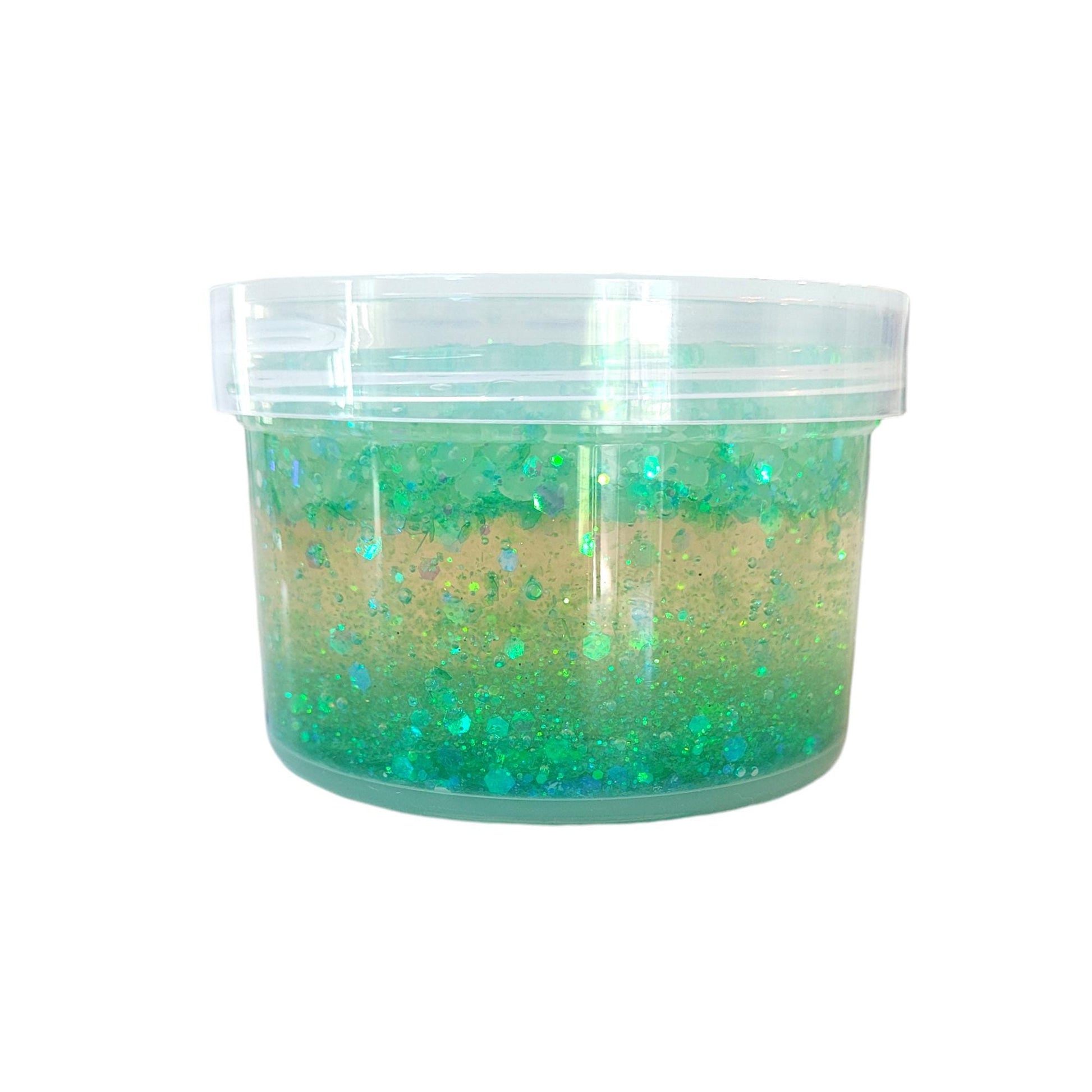 Frog Pond Slushie Pebble Rock Clear Slime, Fuzzy Slimes, unscented