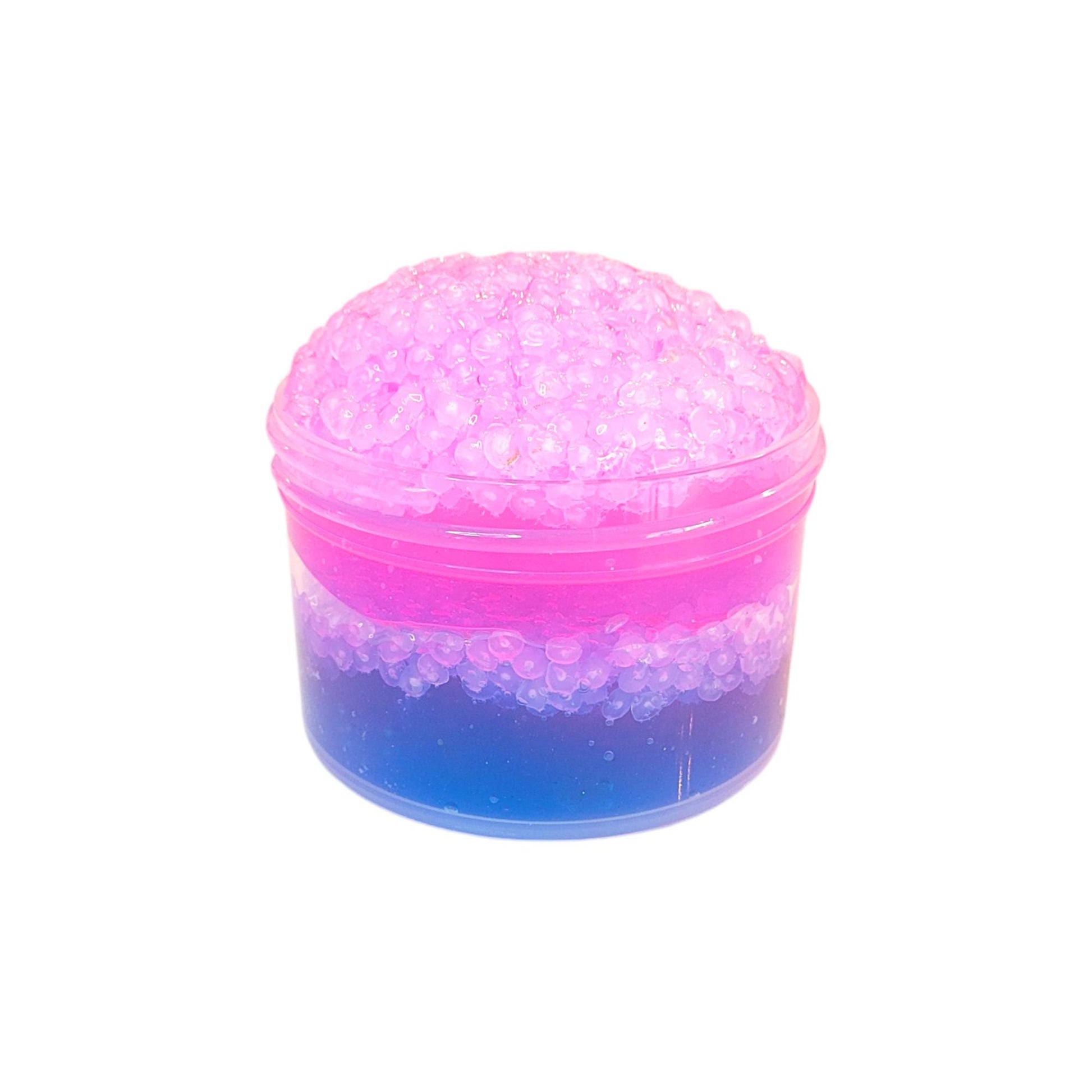 Jellyfish Slushie Bead Slime, Fuzzy Slimes, grape scented