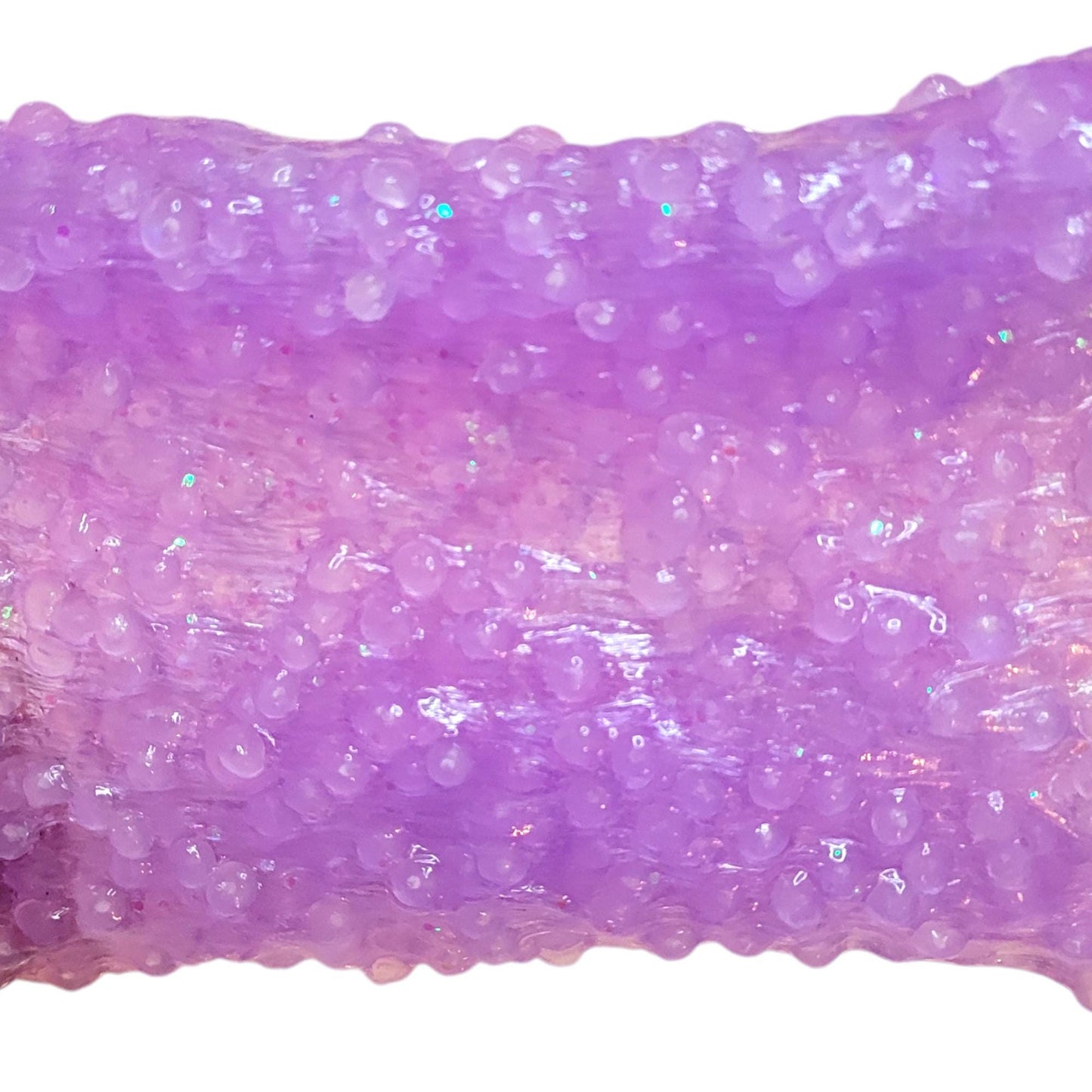 Jellyfish Slushie Bead Slime, Fuzzy Slimes, grape scented