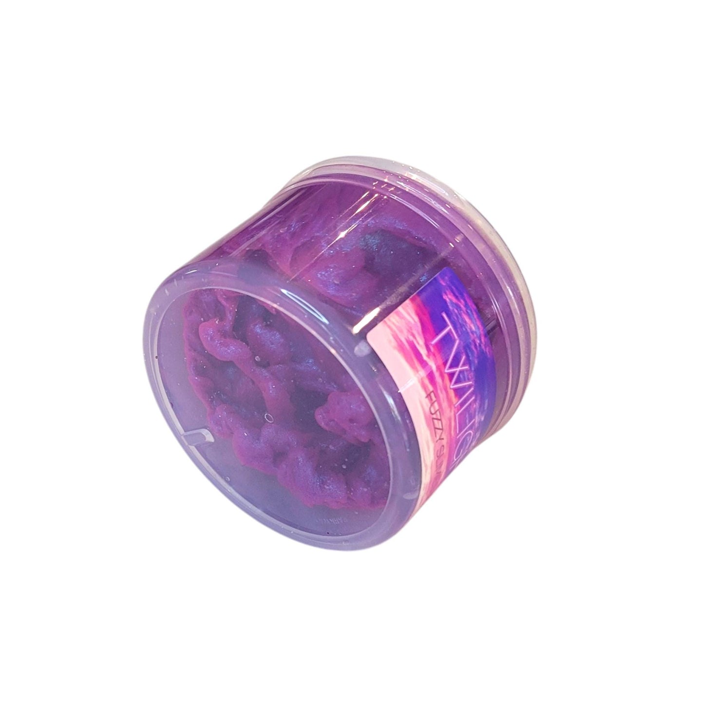 Twilight clear avalanche slime, Fuzzy Slimes, sweet pea scented