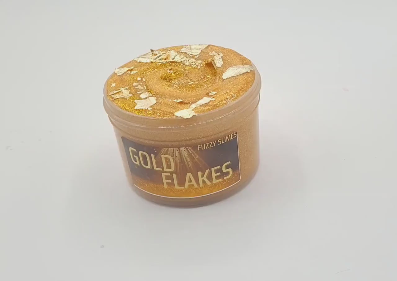 Gold Flakes Jelly Slime