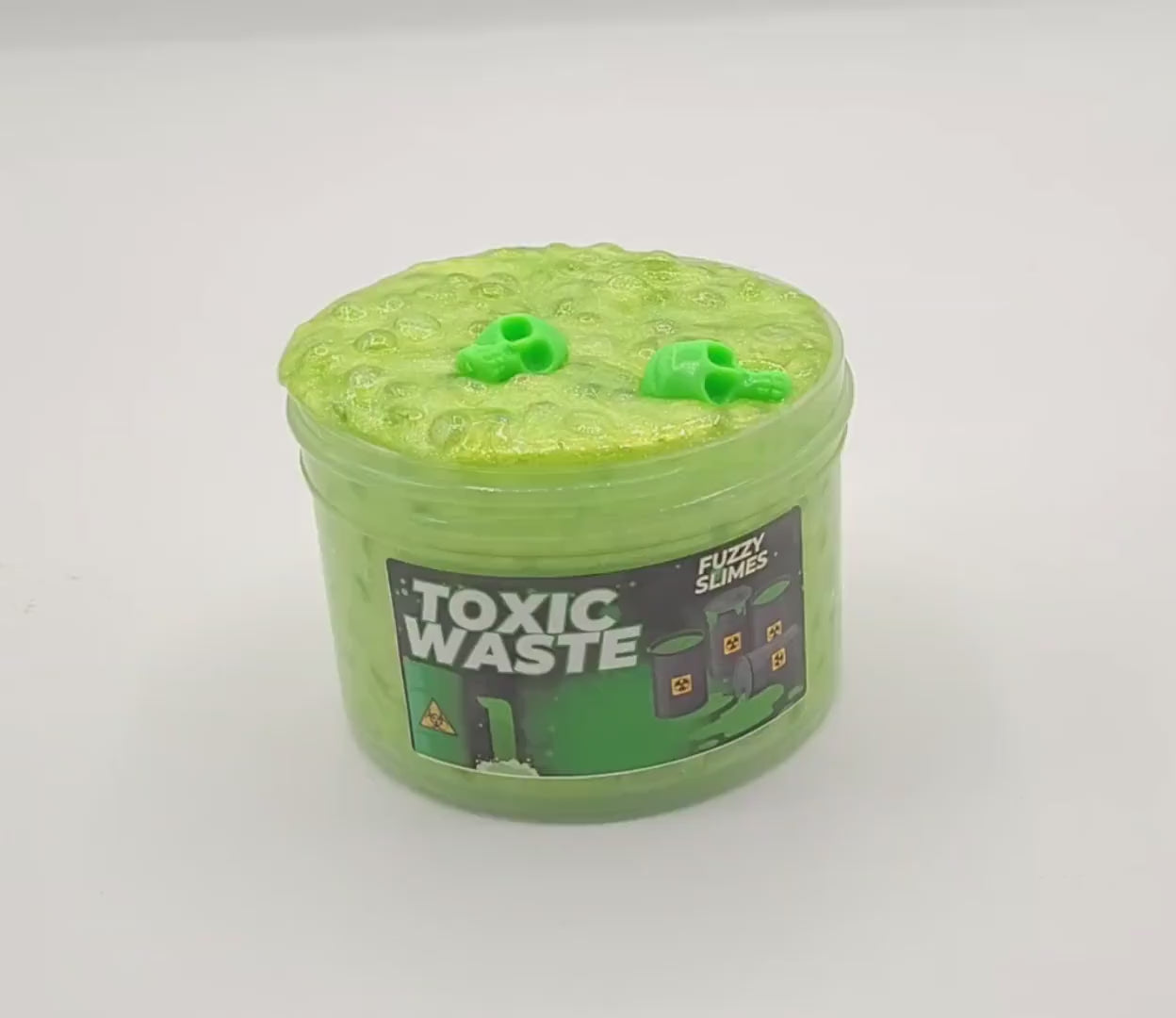 Toxic Waste Fishbowl Bead, Crunchy Slime