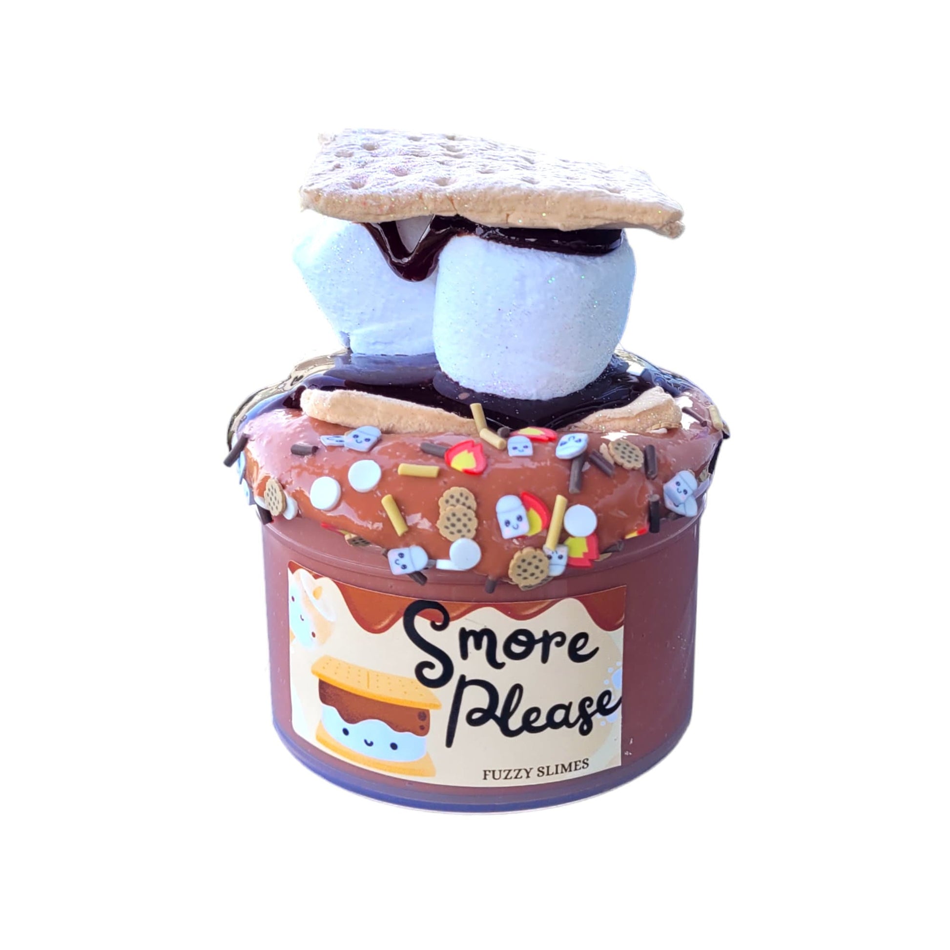 Campfire smore thick and glossy, butter, fluffy slime - smore scent