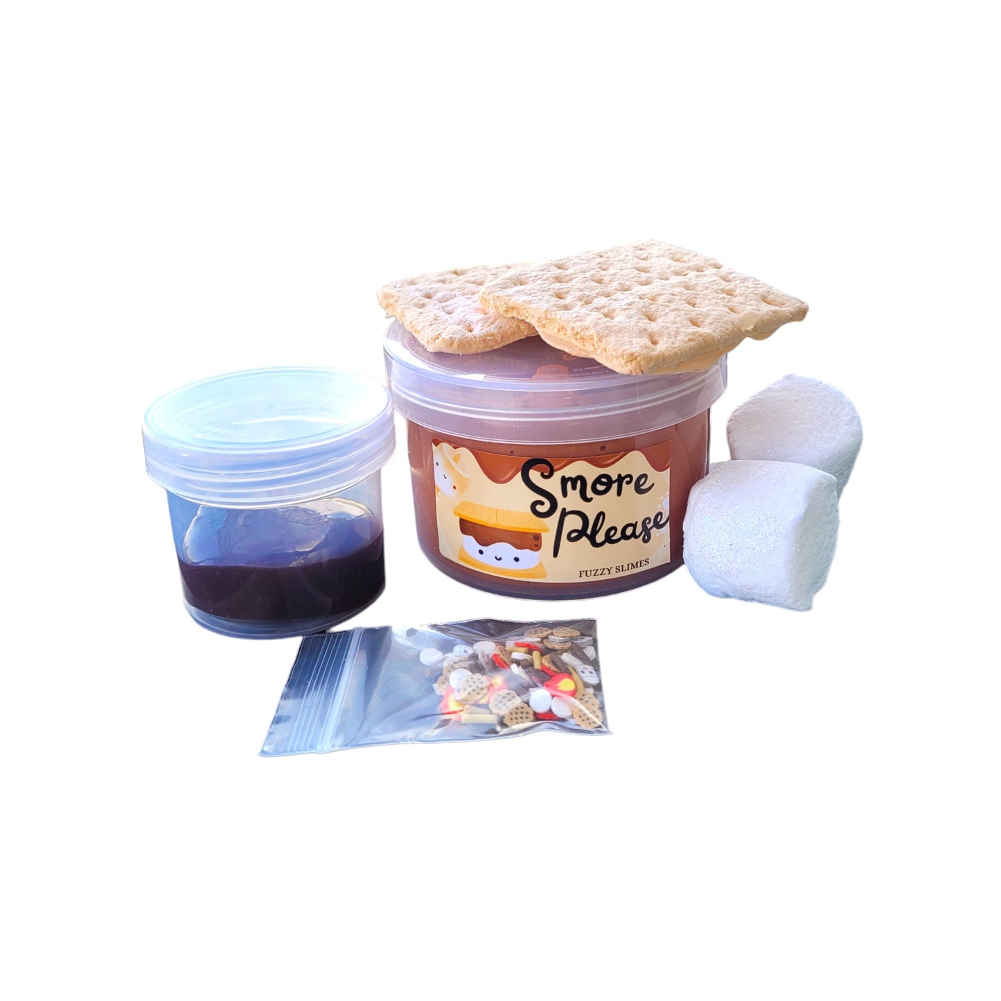 Campfire smore thick and glossy, butter, fluffy slime - smore scent