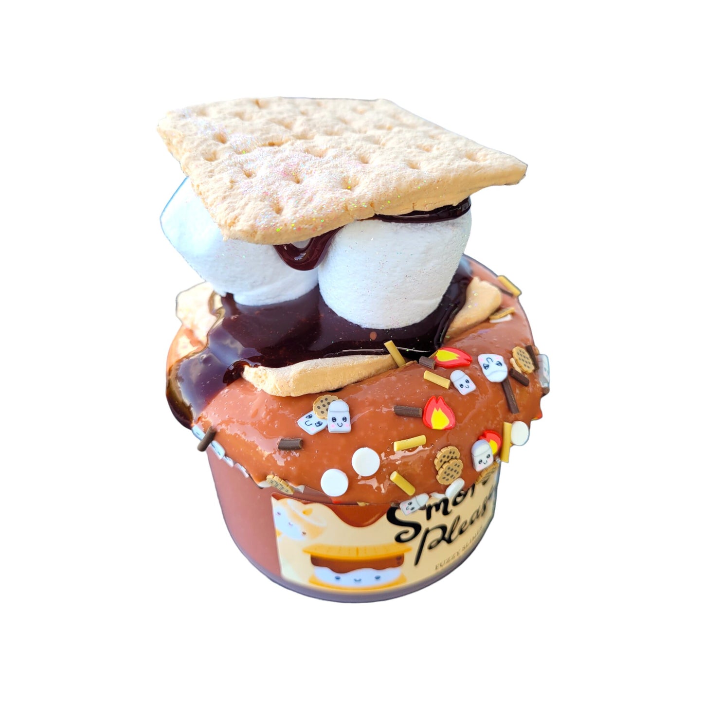 Campfire smore thick and glossy, butter, fluffy slime - smore scent