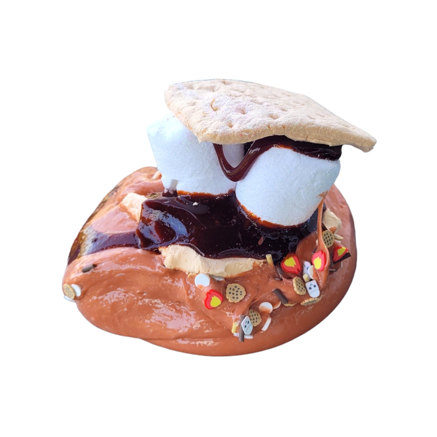 Campfire smore thick and glossy, butter, fluffy slime - smore scent