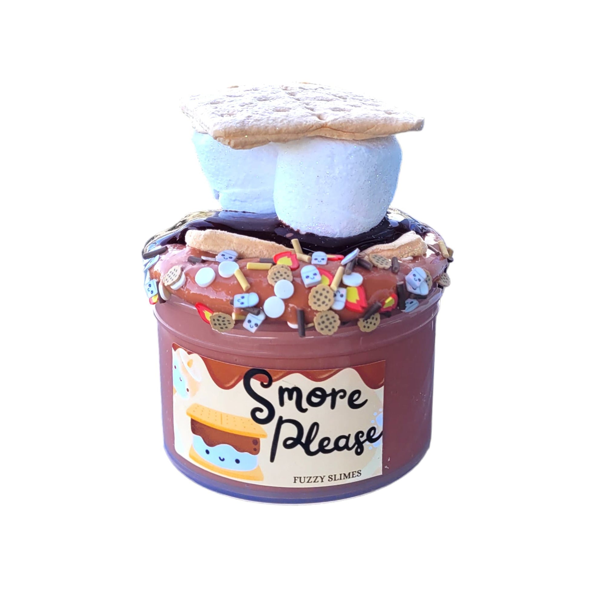 Campfire smore thick and glossy, butter, fluffy slime - smore scent